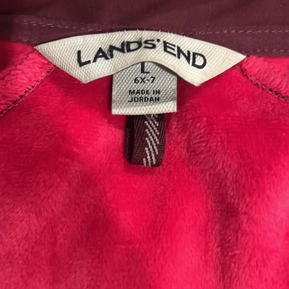 Lands End jacket, girl’s size 6x-7 - Picture 2 of 5